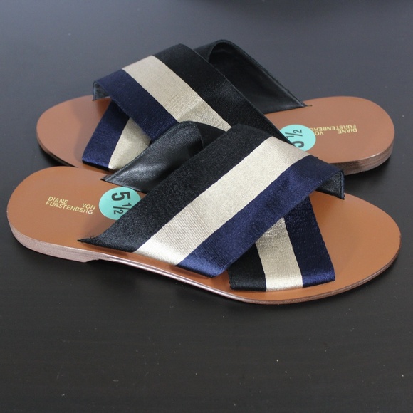 Diane Von Furstenberg Shoes - Diane Von Furstenberg Bailie-2 Slide Sandals R850